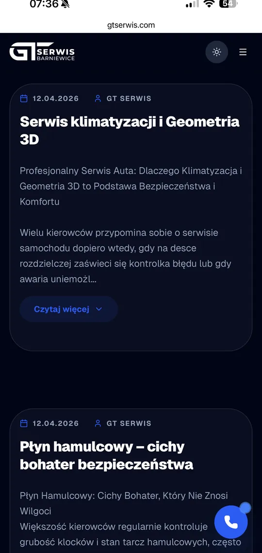 Blog serwisowy