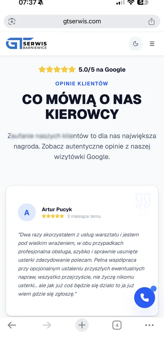 Opinie klientów