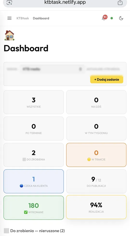 Dashboard